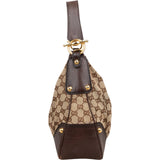 Gucci Monogram GG Canvas Horsebit Hobo Shoulder Bag