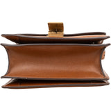 Celine Leather Seesaw Lock Small Classic Box Crossbody Bag