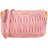 Miu Miu Matelassé Nappa Leather Shoulder Bag