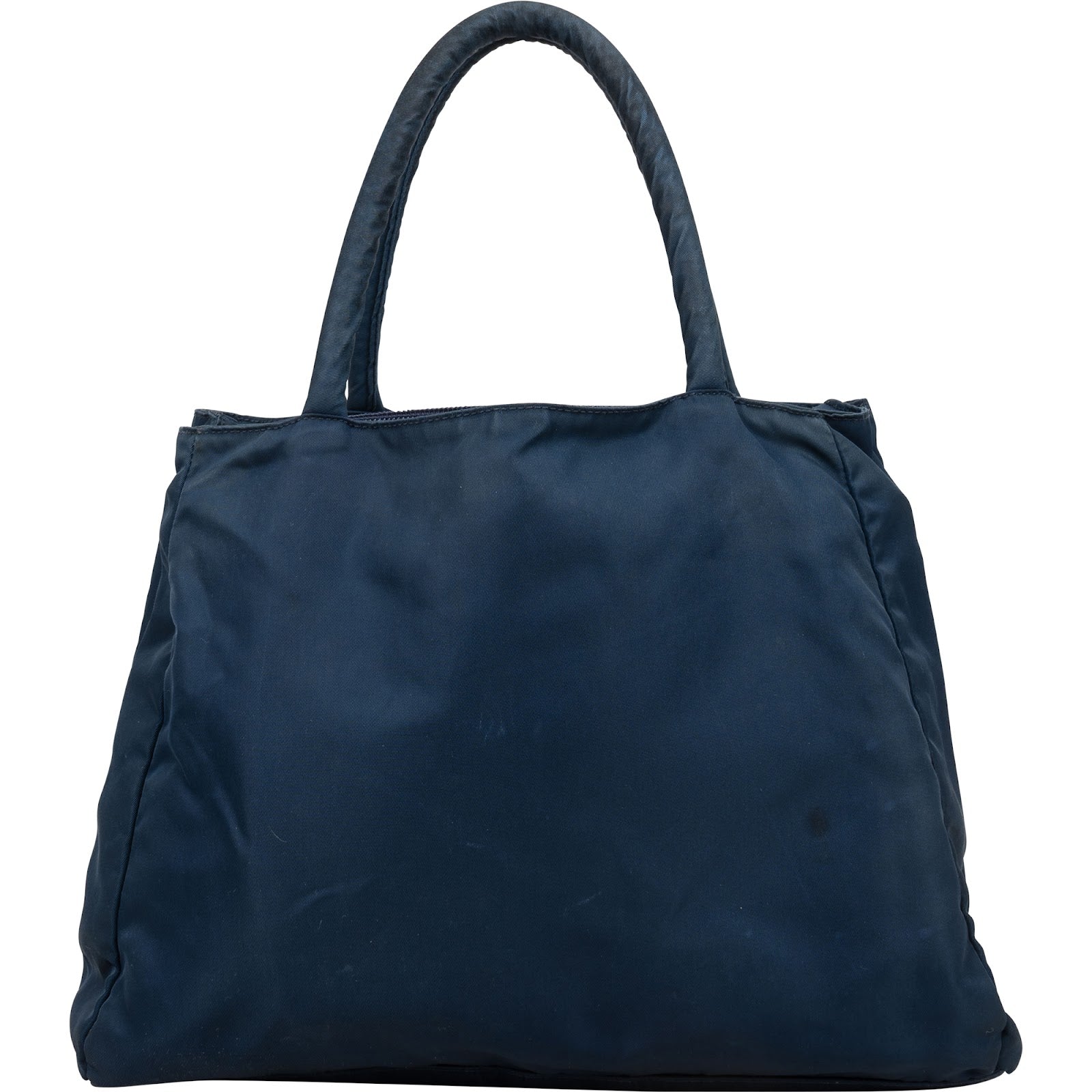 [🔄️B09 / F19] Prada Navy Nylon Tessuto Tote Handbag - vintageandkickz