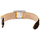 Fendi Pony Hair Bracelet Silver Tone Frame Reversible 1400L Woman Watch