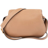 Chloé Grained Leather Marcie Mini Saddle Crossbody Bag