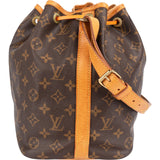 Louis Vuitton Monogram Canvas Sac Noé Petit Shoulder Bag