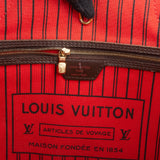 Louis Vuitton Monogram Damier Ebene Canvas Neverfull MM Shoulder Bag