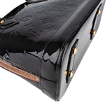 Louis Vuitton Noir Monogram Vernis Leather Alma BB Handbag
