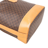 Celine Macadam Canvas Drawstring Bucket Shoulder Bag