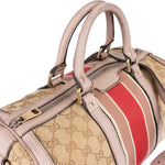 Gucci Monogram GG Canvas Boston Handbag - vintageandkickz