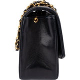 Chanel Quilted Lambskin 24K Gold Small Diana Single Flap Crossbody Bag