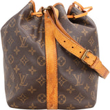 Louis Vuitton Monogram Canvas Sac Noé Petit Shoulder Bag