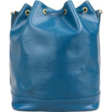 Louis Vuitton Blue Epi Leather Sac Noé Grande Shoulder Bag