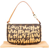Louis Vuitton Limited Monogram Graffiti Pochette Accessoires Handbag
