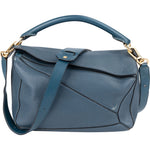 [🔄️B08 / F13] Loewe Grained Leather Small Puzzle Shoulder Bag - vintageandkickz