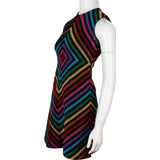 Gucci Multicolor Glitter Symmetric Pattern Top Dress (XS)