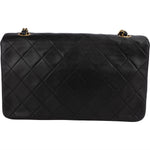 Chanel Quilted Lambskin 24K Gold Turnlock Single Flap Crossbody Bag - vintageandkickz