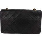 Chanel Quilted Lambskin 24K Gold Turnlock Single Flap Crossbody Bag - vintageandkickz