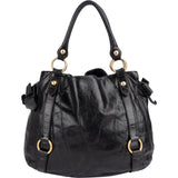 Miu Miu Vitello Lux Bow Hobo Handbag