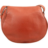 Chloé Grained Calfskin Marcie Mini Saddle Crossbody Bag