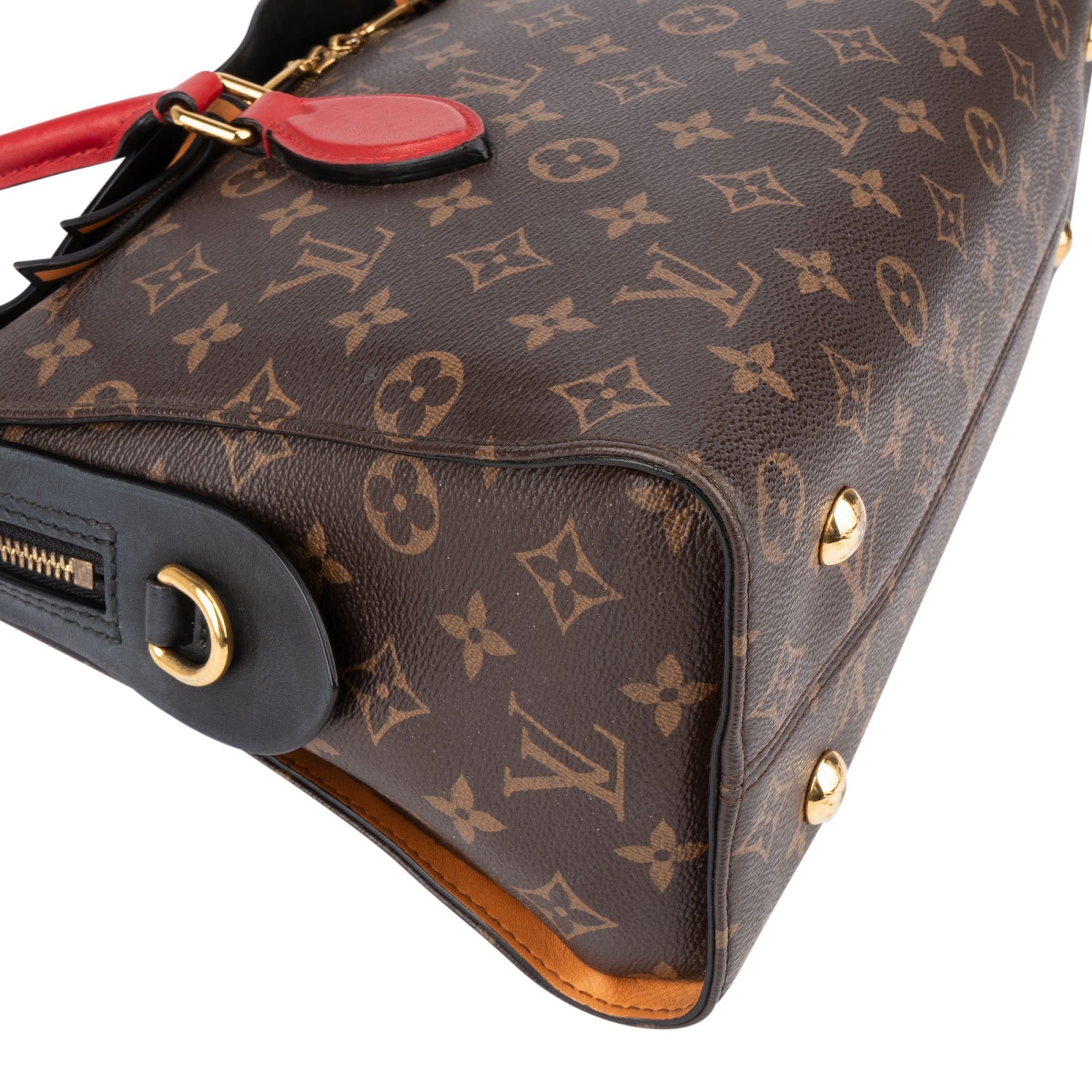 [🔄️B08 / F35] Louis Vuitton Monogram Canvas Flower Tote Handbag - vintageandkickz