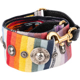 Christian Dior Multicolor Cotton Embroidered Medallions Bag Strap