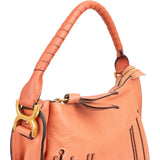 Chloé Grained Calfskin Marcie Hobo Shoulder Bag