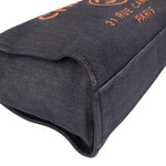 Chanel Denim Deauville Tote Shoulder Bag - vintageandkickz