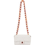 Chanel Quilted Lambskin Medium Single Flap Shoulder Bag