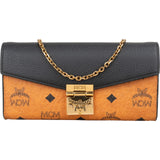 MCM Monogram Visetos Patricia Wallet On Chain Crossbody Bag