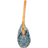 Louis Vuitton Monogram Denim Pleaty Shoulder Bag