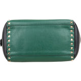 Valentino Garavani Bicolor Leather Rockstud Handbag