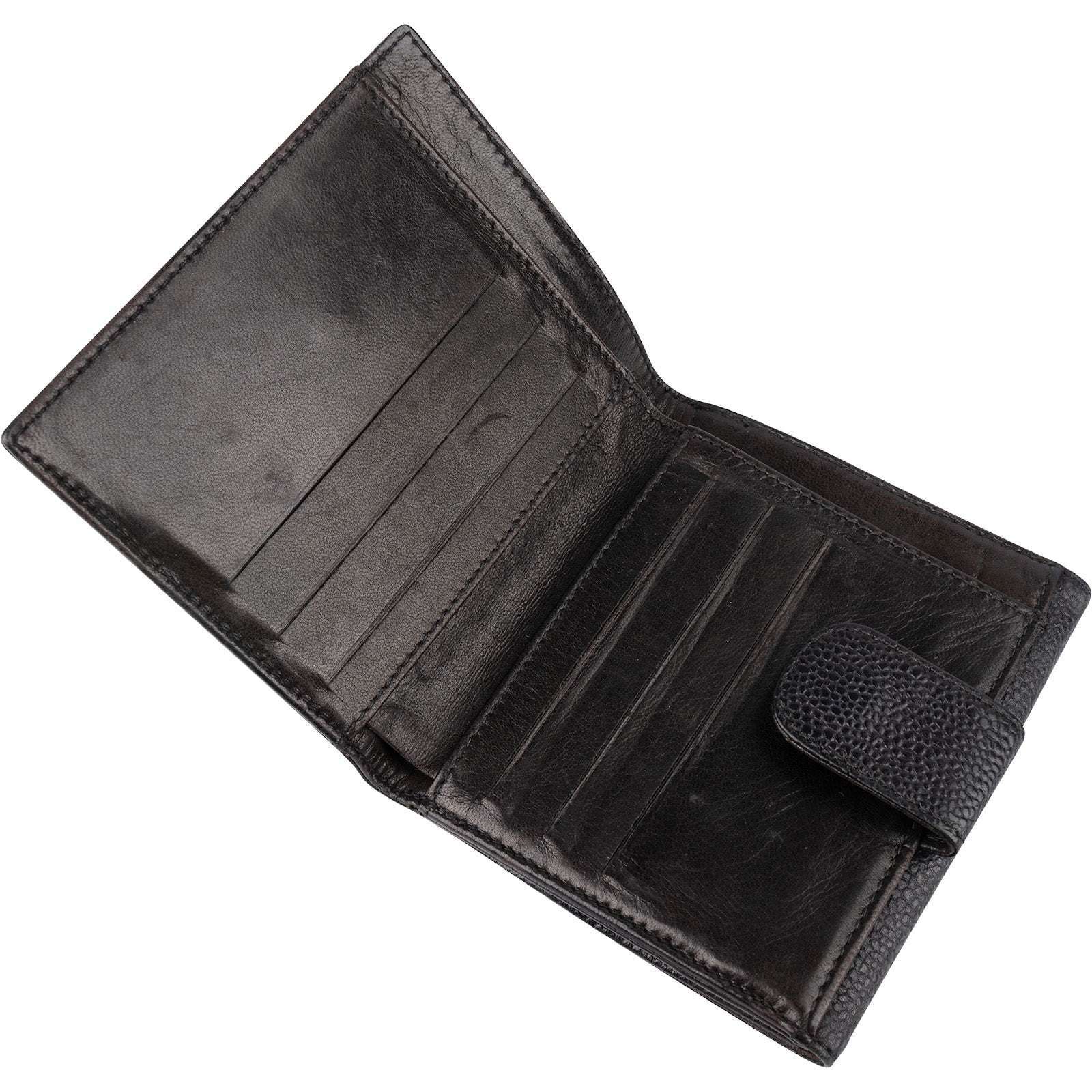 Chanel Caviar Leather Timeless CC Bifold Wallet - vintageandkickz