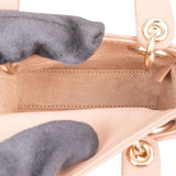 Christian Dior Quilted Lambskin Mini Lady Dior Crossbody Handbag
