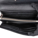 Louis Vuitton Noir Epi Leather Sarah Wallet