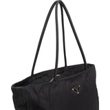 Prada Tessuto Leather Triangle Tote Shoulder Bag