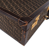Fendi Monogram Zucca Canvas Vintage Suitcase Koffer