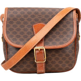 Celine Macadam Canvas Flap Crossbody Bag
