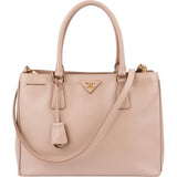 Prada Pink Saffiano Leather Galleria Handbag