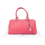 [🔄️B14 / F37] Prada Vitello Daino Bauletto Bag Handbag - vintageandkickz