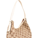 Gucci Monogram GG Canvas New Britt Hobo Shoulder Bag