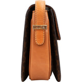 Celine Monogram Macadam Horse Triomphe Crossbody Bag