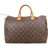 Louis Vuitton Monogram Canvas Speedy 35 Handbag