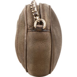 Gucci Nubuk Leather Soho Disco Round Crossbody Bag