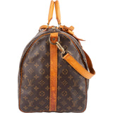 Louis Vuitton Monogram Canvas Keepall 55 Bandoulière Travel Bag