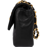 Chanel Quilted Lambskin Small 24K Gold Single Flap Crossbody Bag