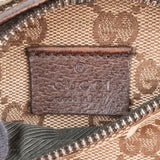 Gucci Grained Leather Monogram GG Canvas Crossbody Belt Bag