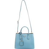 Prada Saffiano Leather Cuir Double Tote Handbag