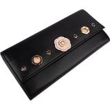 Salvatore Ferragamo Leather Diadora Pins Flap Wallet