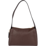 Coach Brown Pebbled Leather Lola C Shoulder Bag