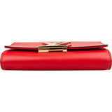 Louis Vuitton Rouge Leather Louise MM Crossbody Bag