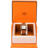 Hermès Gold Tone Heure H HH1.201 Watch