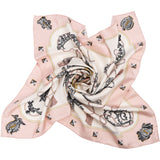 Hermès Les Cles Silk 90 Scarf Tuch